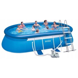 Intex ovalo rėmo baseino kilimėlio užvalkalas 610x366x122cm
