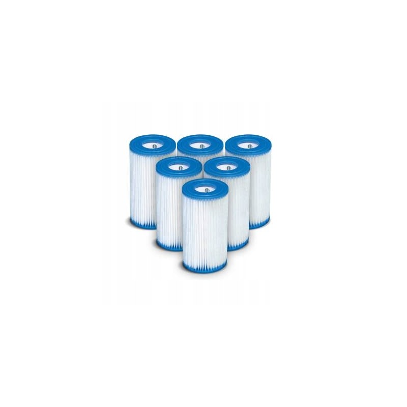 6 x siurblio filtrų komplektas, B tipo intex 29005