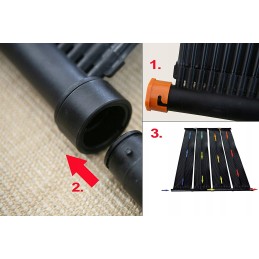 Saulės kilimėlis 400 x 70 cm, baseino talpa 12 000 l