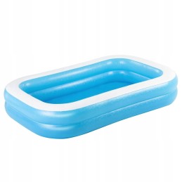 Bestway stačiakampis pripučiamas baseinas 262x175x51cm mėlynos ir baltos spalvos