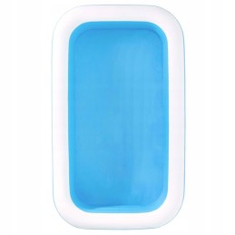 Bestway stačiakampis pripučiamas baseinas 262x175x51cm mėlynos ir baltos spalvos