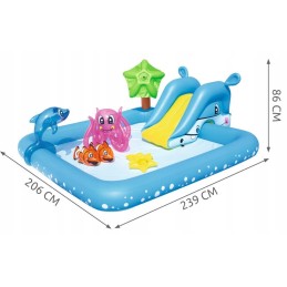 Akvariumo žaidimų aikštelė 239 x 206 x 86 cm bestway