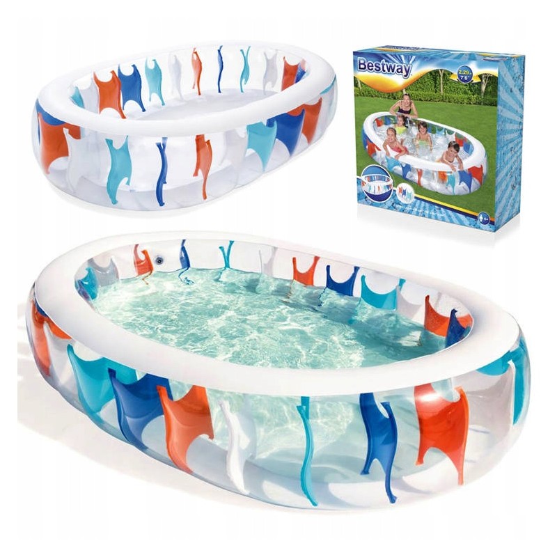 Bestway pripučiama baseino elipsė 229cm x 152cm 54066