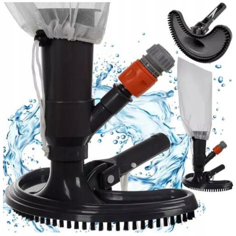 Dulkių siurblys pašalina nešvarumus nuo baseino dugno