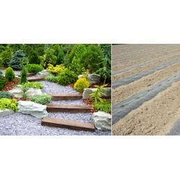 Juoda agrotekstilė nuo piktžolių