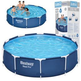 Bestway apvalus sodo karkasinis baseinas 56677