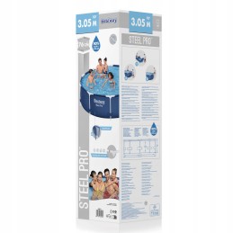 Bestway apvalus sodo karkasinis baseinas 56677