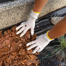 Agrotkanina 90g 1,5x50m juodas agrotekstilinis mulčiavimo kilimėlis nuo piktžolių