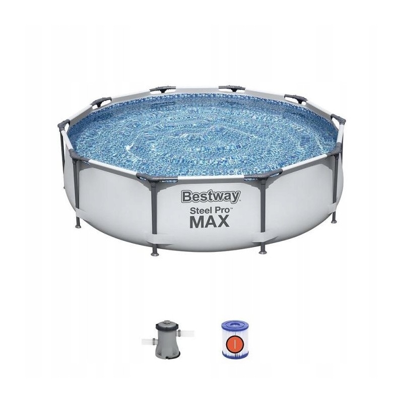 Karkasinis baseinas 305x76cm baseino filtro siurblys