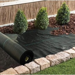 Agrotkanina agrotekstilė juoda 1,5x50m 90g/m² piktžolių mulčiavimo kilimėlis