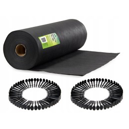 Sodo agrotekstilė 1,6 m x 100 m + 100 plonų smeigtukų