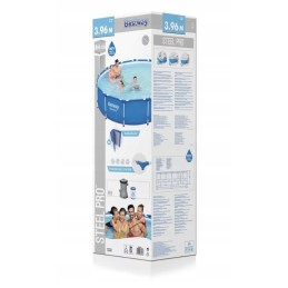 Bestway 5612e karkasa baseins 396x84cm 9in1