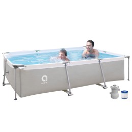 Stačiakampis baseinas su rėmu ir filtru 300x207x65 cm Avenli