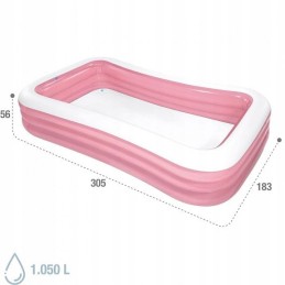 Intex didelis stačiakampis šeimos baseinas 58487