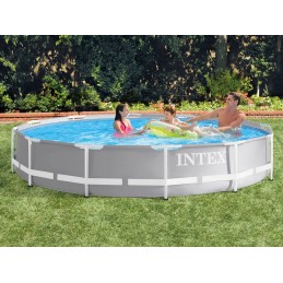 Plieninis sodo baseinas 366 x 76 cm rinkinys 9in1 intex 26712