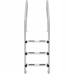 Nerūdijančio plieno baseino kopėčios, 3 pakopos, 1600 mm