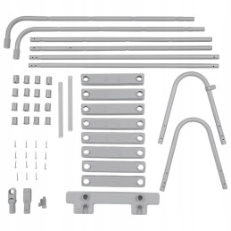 4 pakopų flowclear baseino kopėčios 122 cm lu