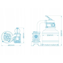 Baseino smėlio siurblio baseino filtras 5678 lh bestway 58497 modelis 2024