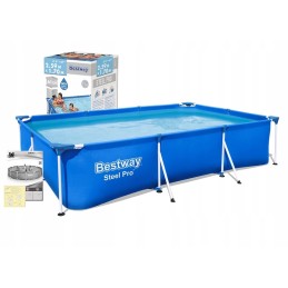Bestway sodo baseinas plieninis pro su plieniniu rėmu 259x170x61 cm 56403