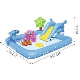 Akvariumo žaidimų aikštelė 239 x 206 x 86 cm bestway 5305