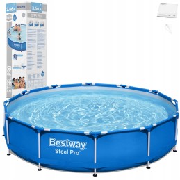 Plieninis baseinas 366x76 bestway 56706 3in1 plieno pro