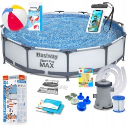 Bestway karkasinis baseinas su pompa 305x76cm 12in1 pro