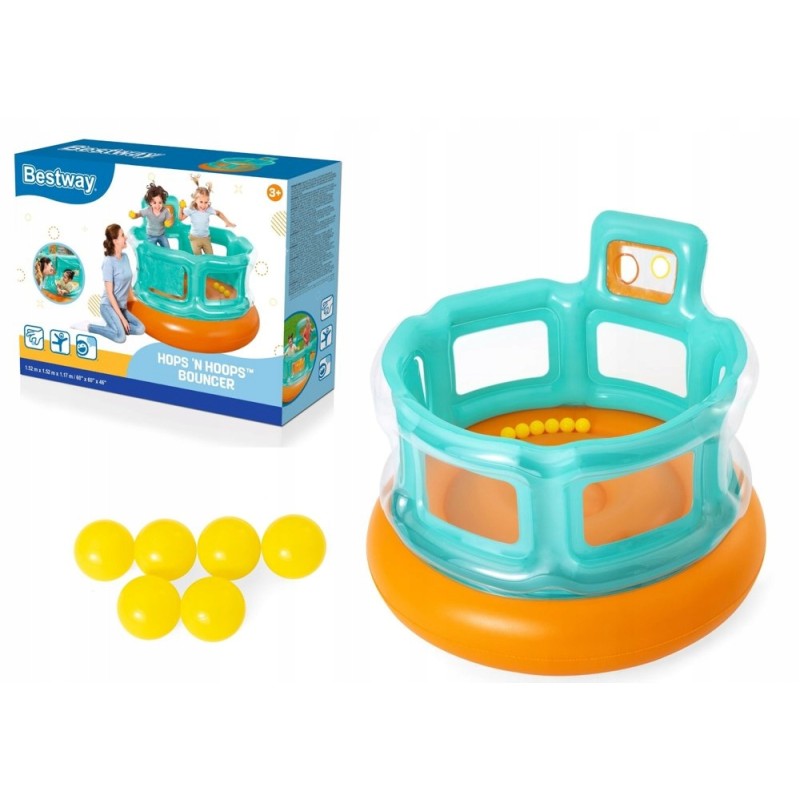 Pripučiamas batutas vaikams 152 x 117 cm bestway 52344