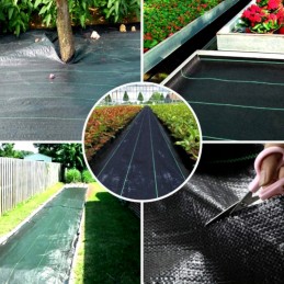 Tvirtas žemės ūkio audinio 1,1x100 m sodo kilimėlis 90 g/m²