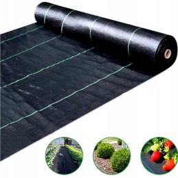 Tvirtas žemės ūkio audinio 1,1x100 m sodo kilimėlis 90 g/m²