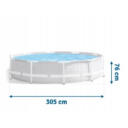 Intex karkasinis sodo baseinas 305x76cm 26702 16in1