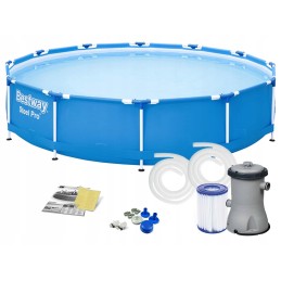 Bestway 56681 rėmo sodo baseinas 366x76 8in1