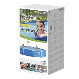 Plieninis sodo baseinas 366 x 76 cm 9in1 intex