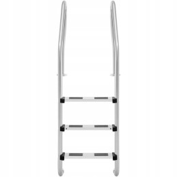 Nerūdijančio plieno baseino kopėčios, 3 pakopos, 1600 mm