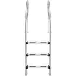 Nerūdijančio plieno baseino kopėčios, 3 pakopos, 1600 mm