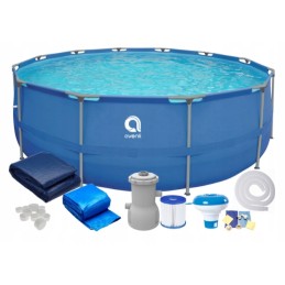 Didelis ir patvarus Avenli rėmo sodo baseinas