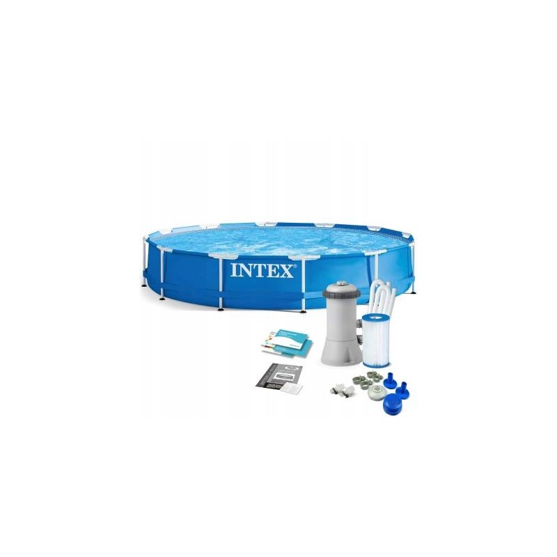 Plieninis sodo baseinas 366 x 76 cm 9in1 intex