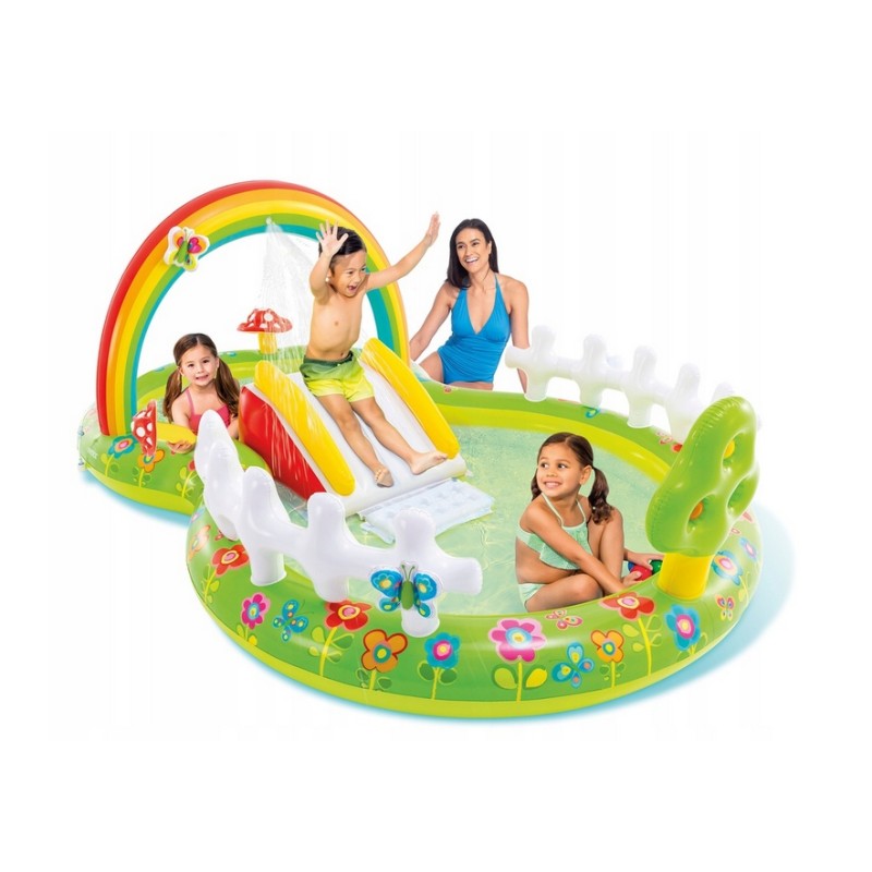Vandens sodo žaidimų aikštelė 290x180x104 cm intex 57154