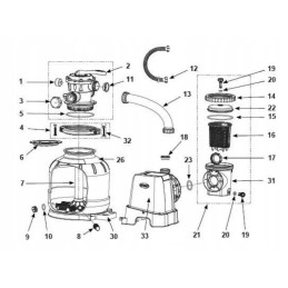 Priešfiltris smėlio siurbliams 11371 intex