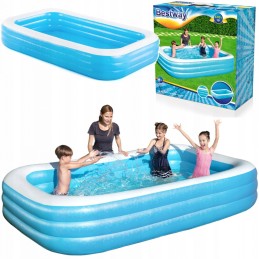 Bestway šeimos baseinas 305x183x56 cm pripučiamas
