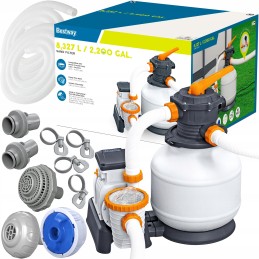 Smėlio filtro siurblys baseinams bestway 8327l h 58499
