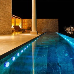 4x LED pool lights pool lighting with remote control