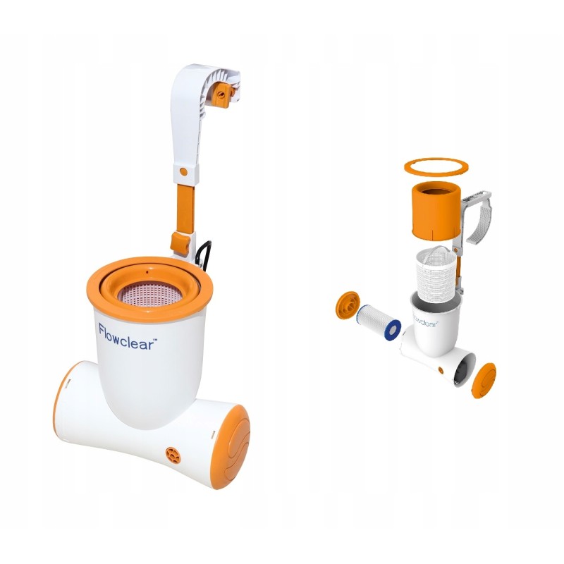 Plaukimo baseino siurblio srautas 2574l h bestway flowclear skimatic