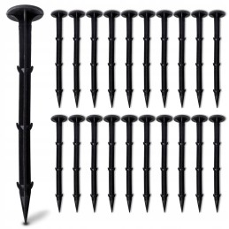 Agrotekstas augintas audinys juodas 110x10000cm 70g m2