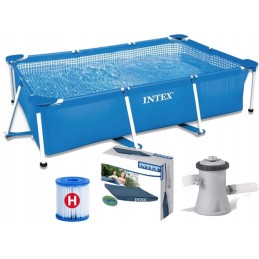 Baseino stelaz intex 28272 300x200x75cm siurblio filtras