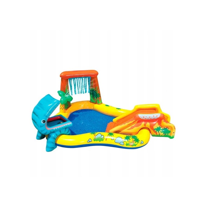 Dinozaurų žaidimų aikštelės čiuožykla 249cm intex 57444