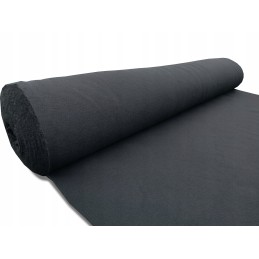 Kokybiška juoda pes150n geotekstilė, matmenys 1m x 45m