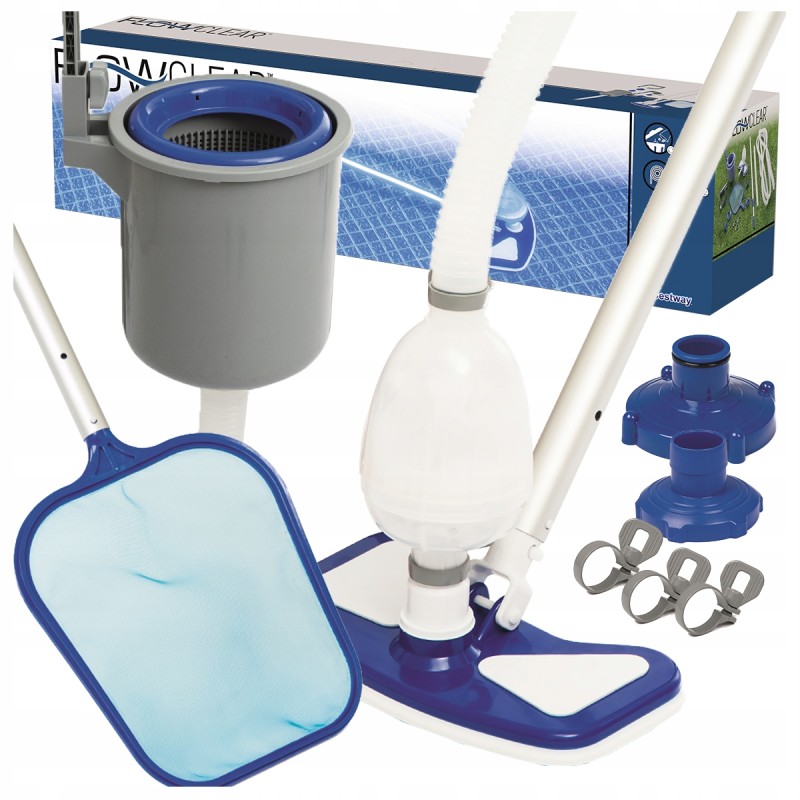Baseino dulkių siurblys bestway 58237 baseino valymo rinkinys