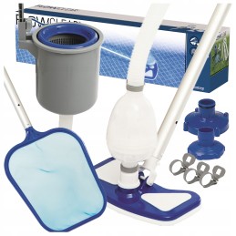 Bestway Deluxe 58237 baseino valymo rinkinys vakuuminis skimeris tinklelis