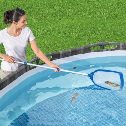 Bestway Deluxe 58237 baseino valymo rinkinys vakuuminis skimeris tinklelis