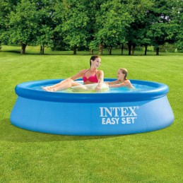 Intex išsiplečiantis baseinas sodui, 244x61cm, flamingo baseino kamuolys